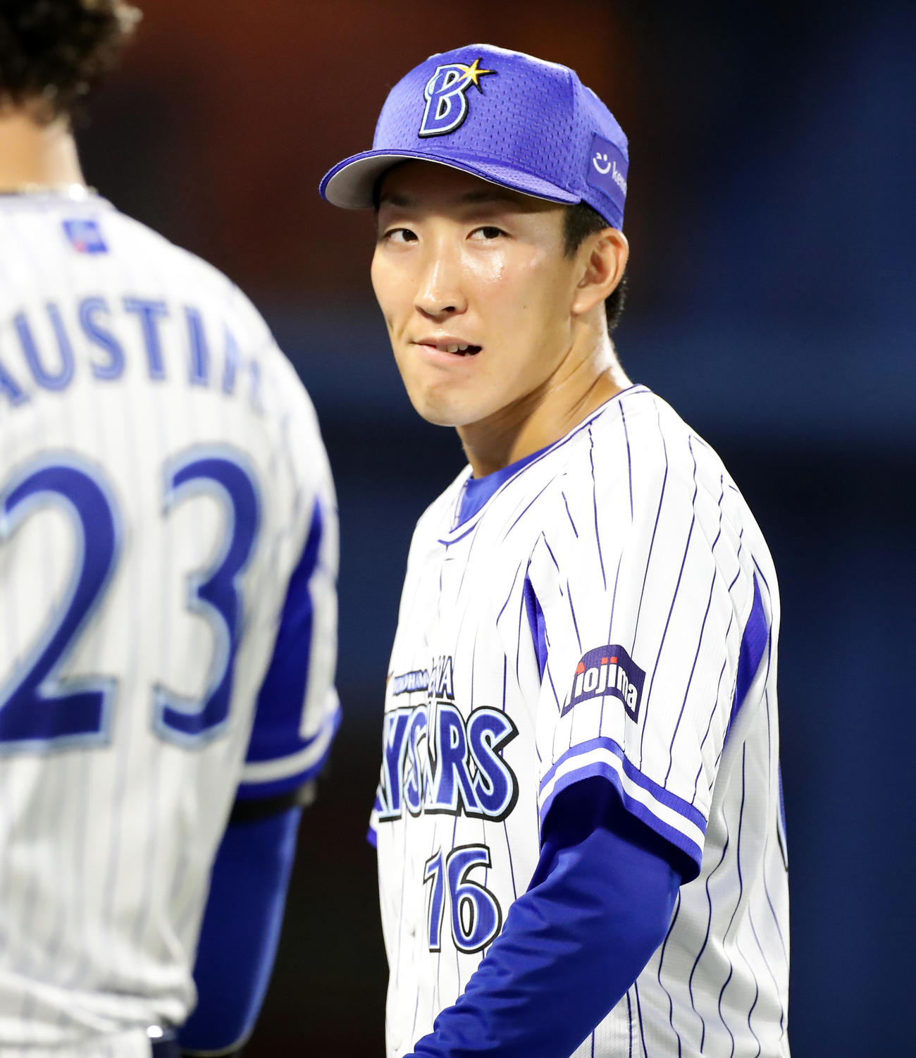 DeNA対中日　3回表中日に追加点を許し、悔しそうな表情でベンチに戻る大貫（撮影・浅見桂子）