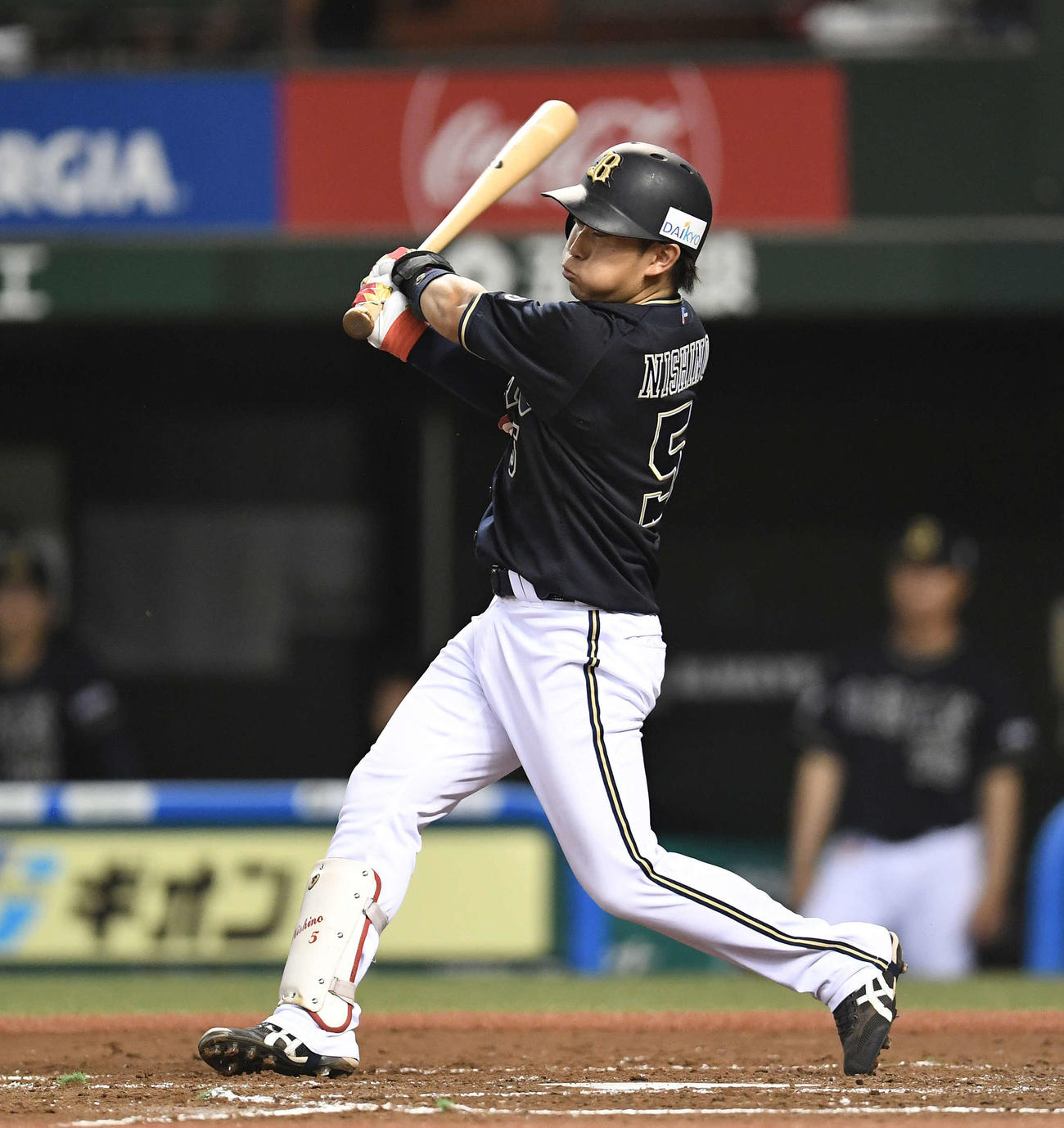 オリックス西野真弘（2019年8月15日撮影）