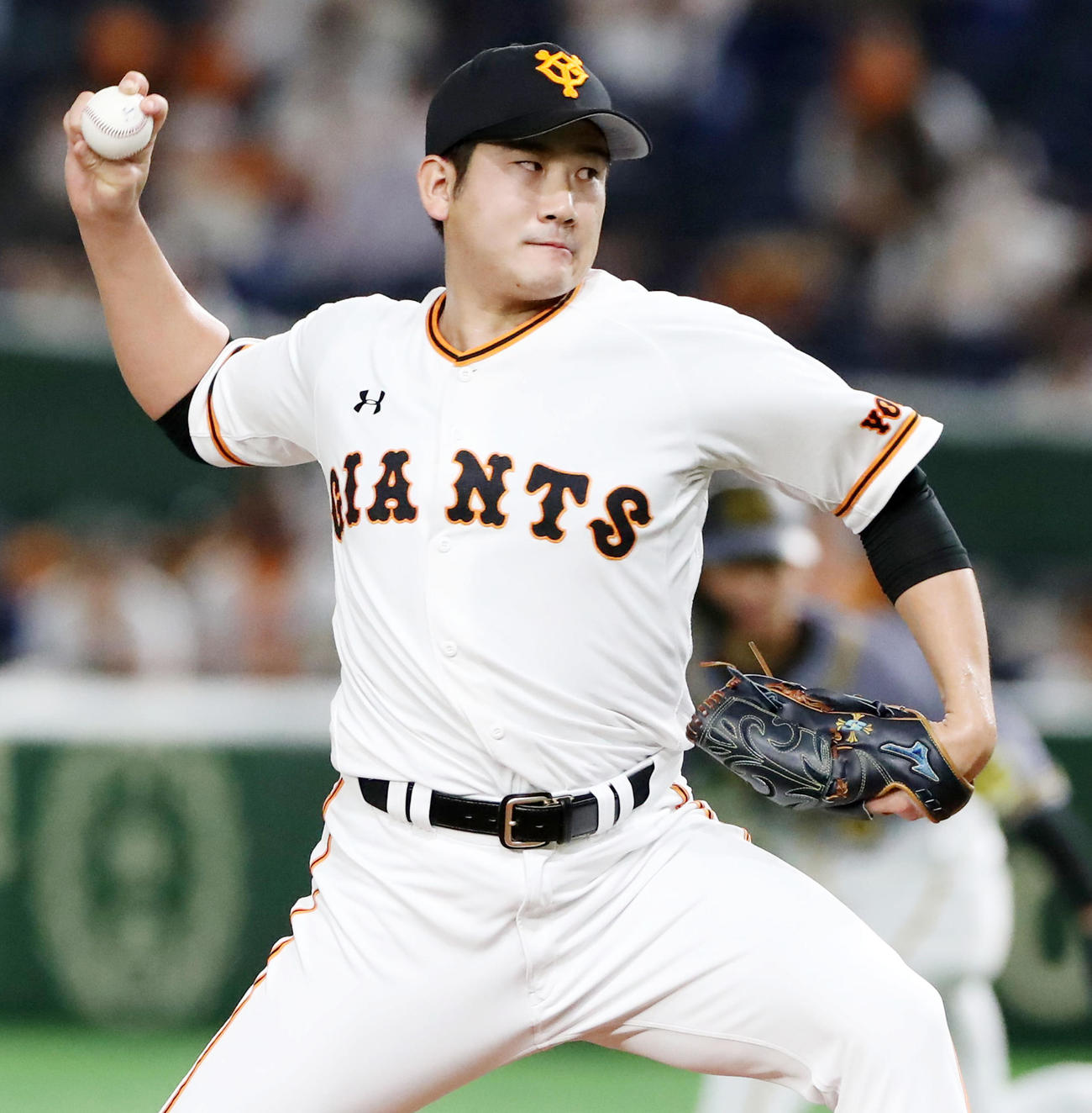 巨人対阪神　阪神戦に先発する菅野（撮影・加藤哉）