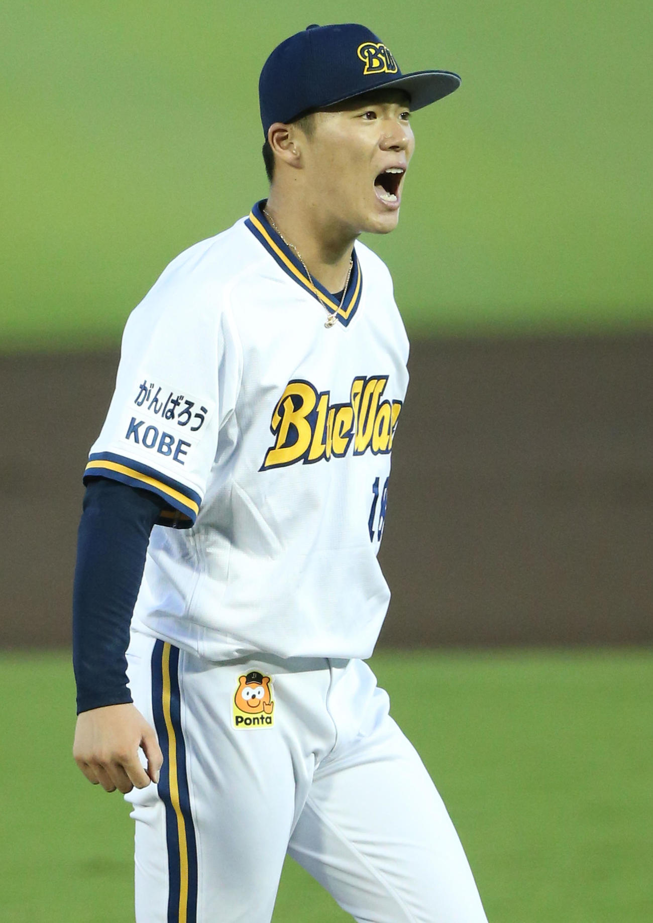 オリックス対楽天　オリックス先発の山本（撮影・上山淳一）