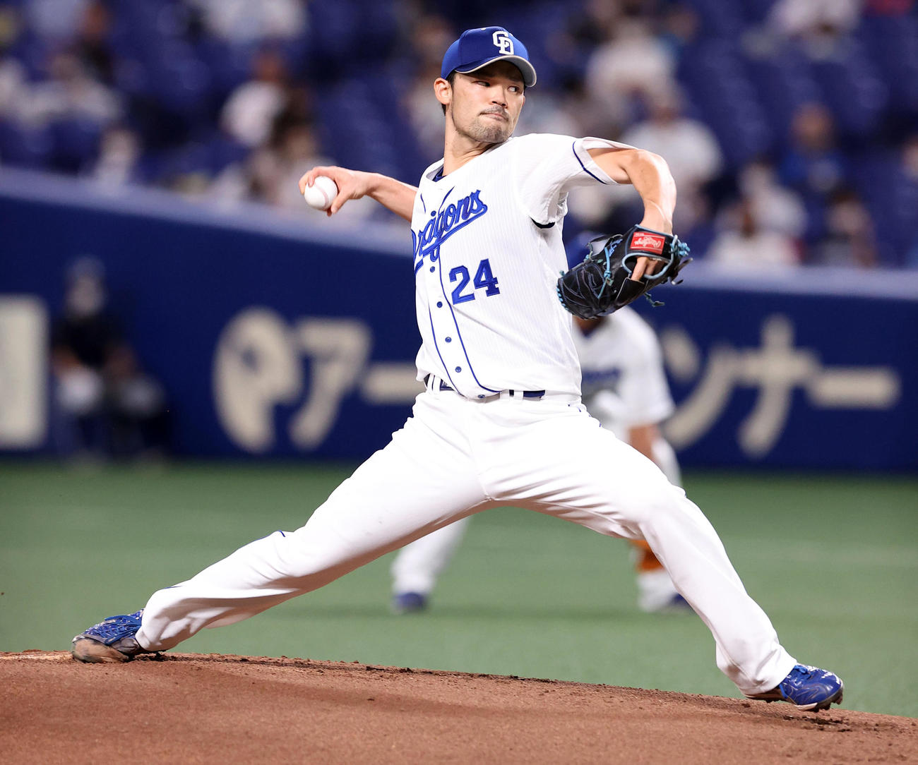 力投する中日福谷浩司（2020年9月10日撮影）