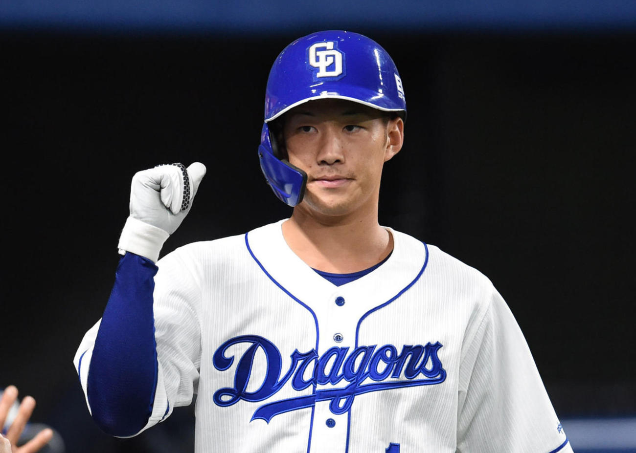 中日京田陽太（2020年7月22日撮影）