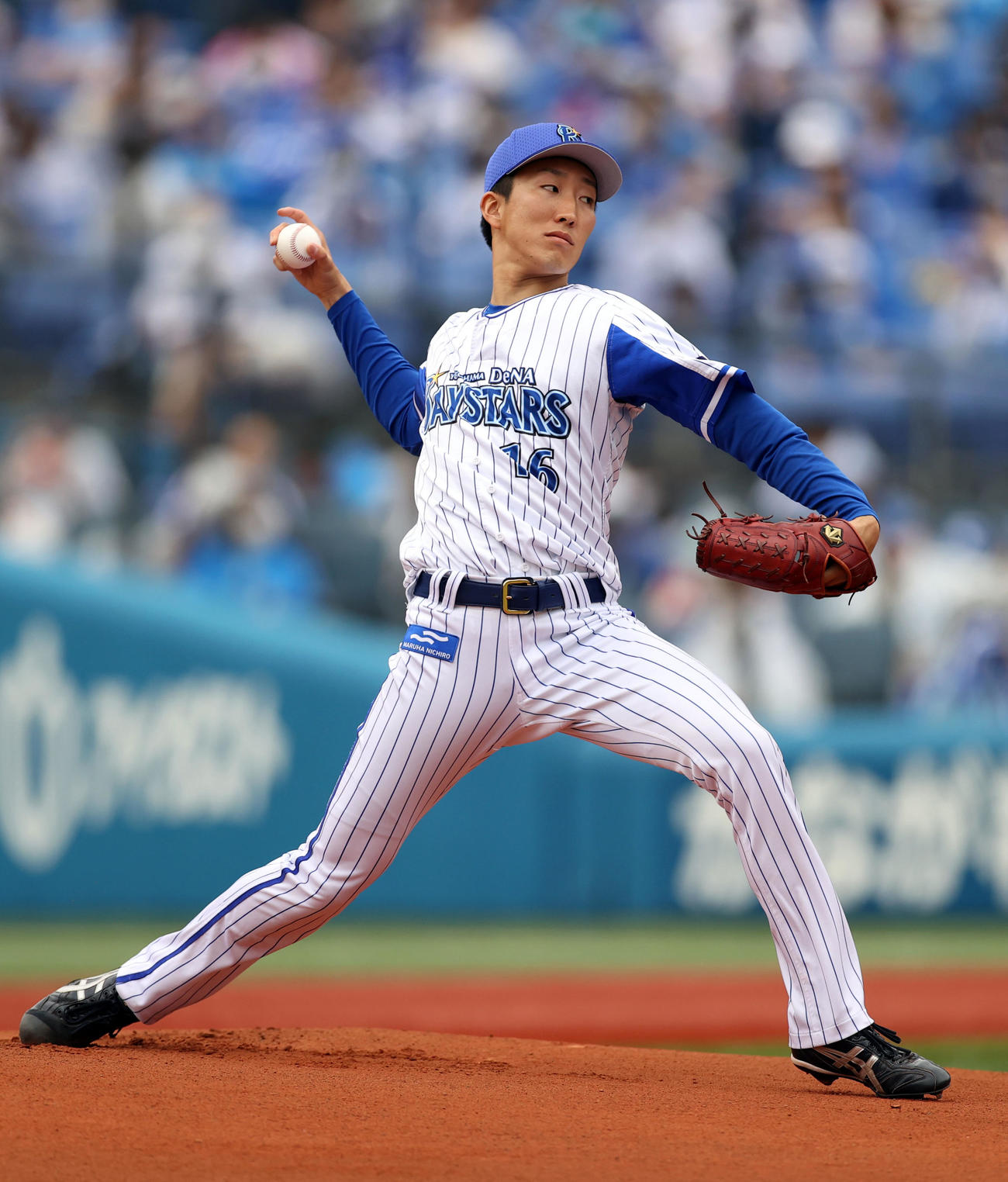DeNA対巨人　DeNA先発の大貫（撮影・狩俣裕三）
