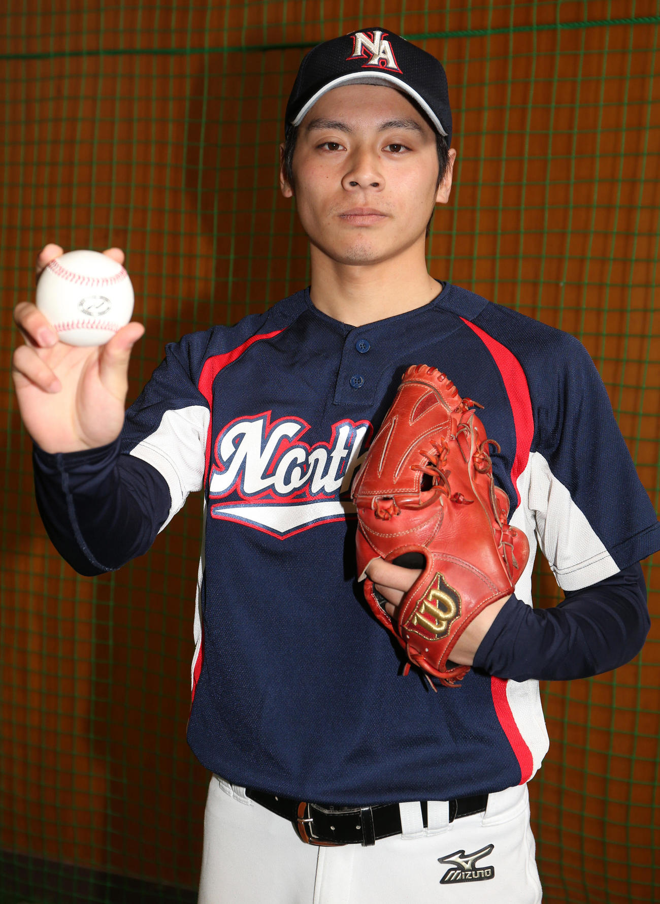 ノースアジア大・中村彪（2019年3月22日撮影）