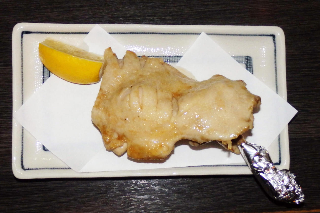 水谷氏の店「だれやみ」の名物料理「若足」