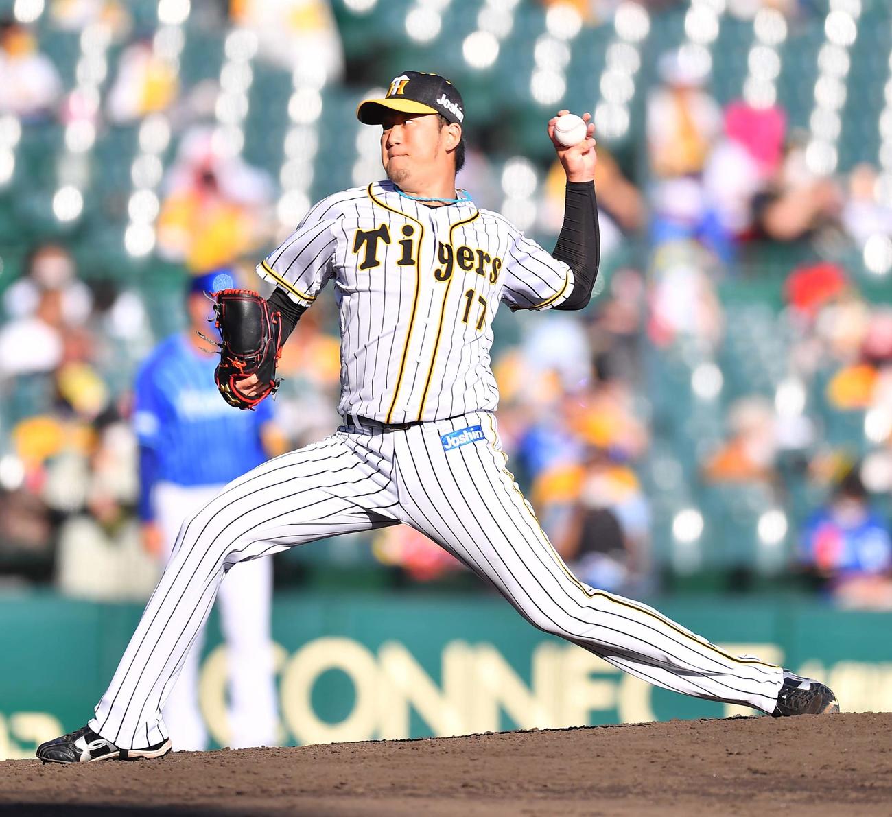 阪神対DeNA　阪神3番手の岩貞祐太（撮影・上田博志）