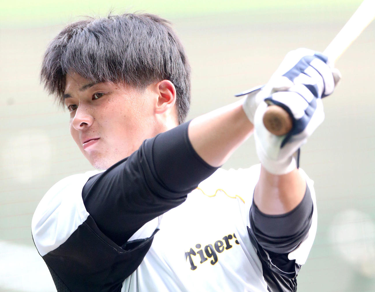 阪神井上広大（2020年8月21日撮影）