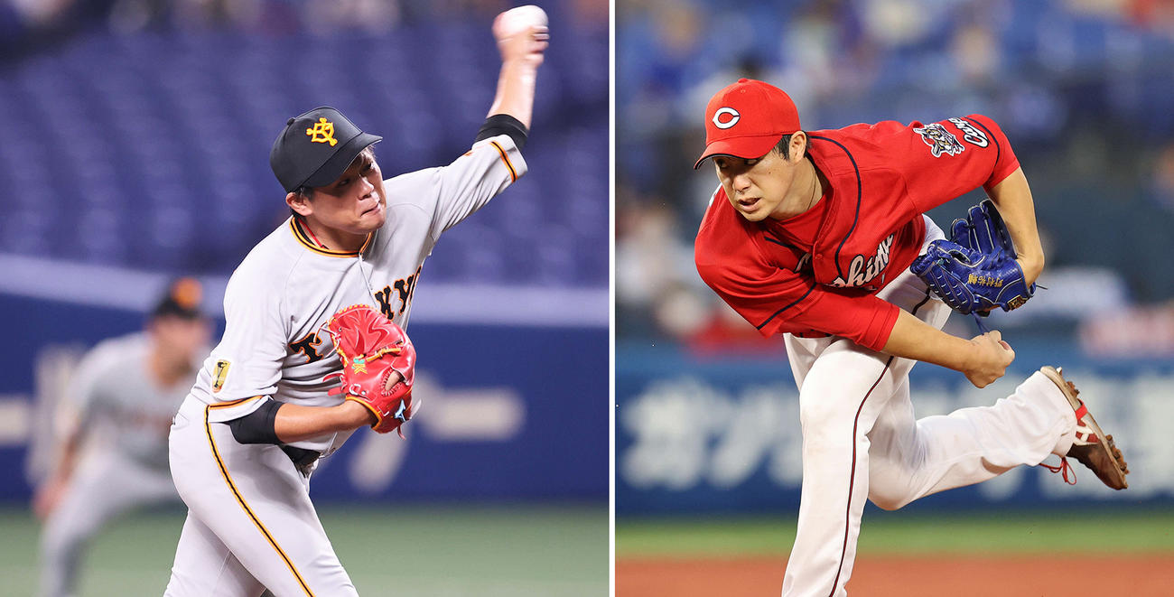巨人田口、広島野村