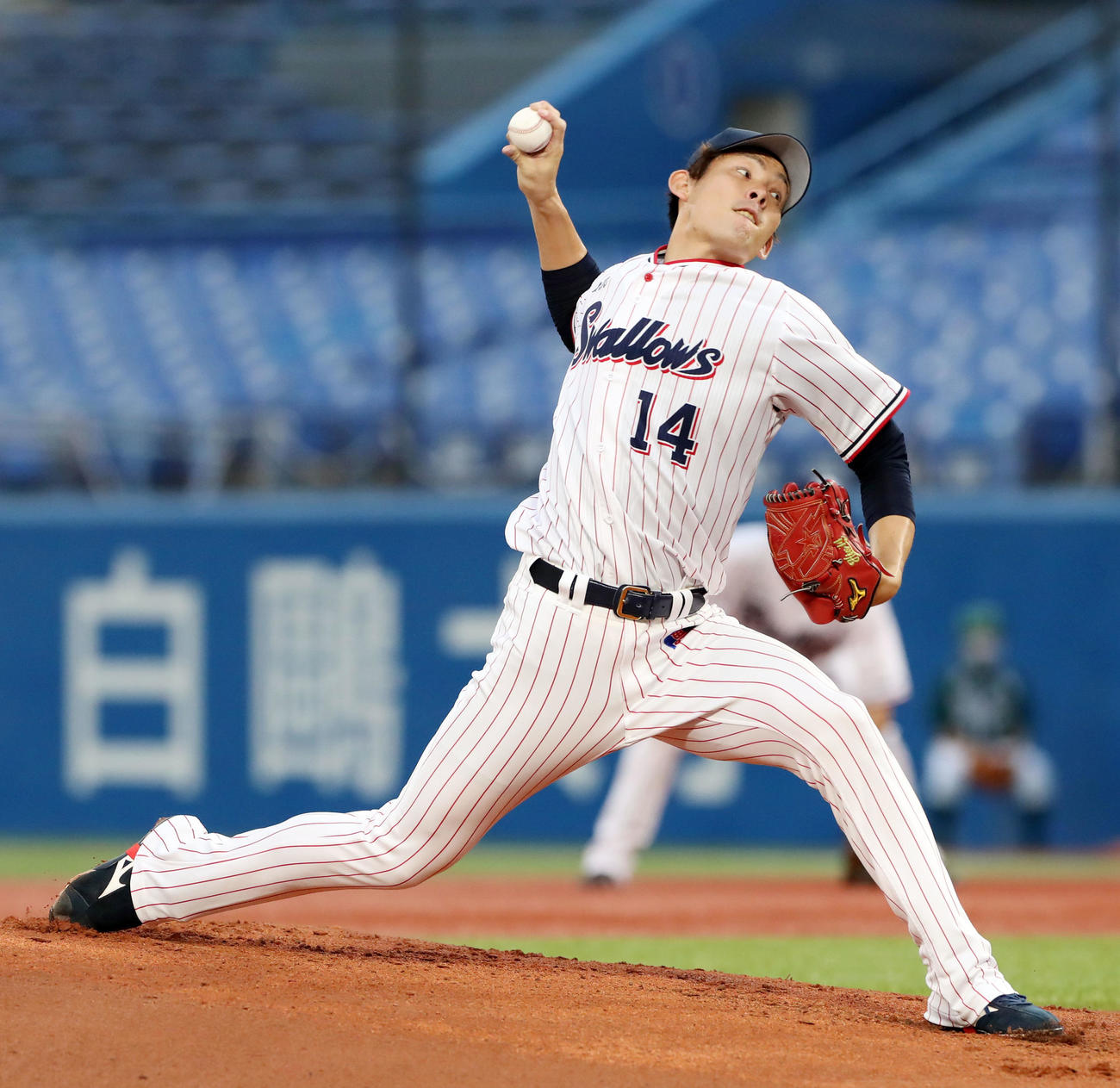 ヤクルト高梨裕稔（2020年6月25日撮影）