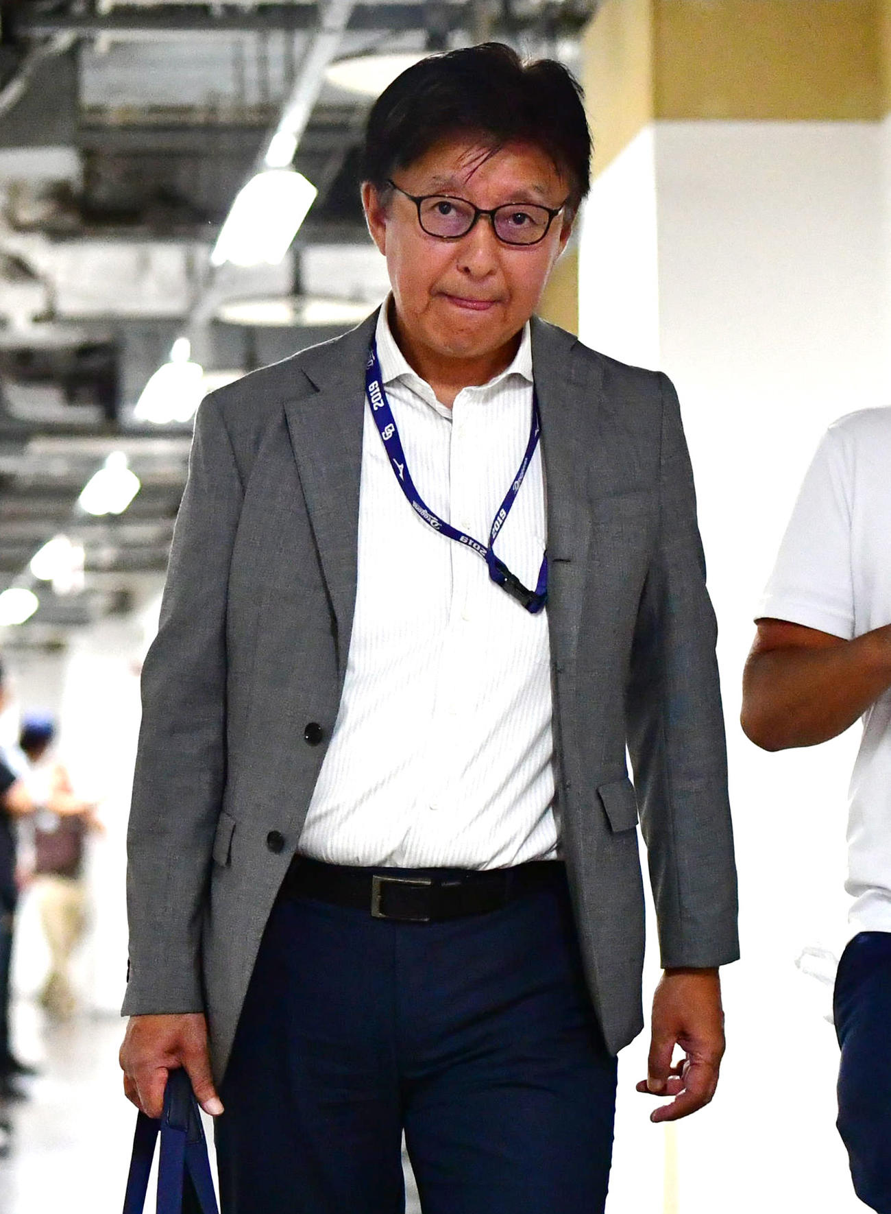 中日加藤球団代表（2019年8月29日撮影）