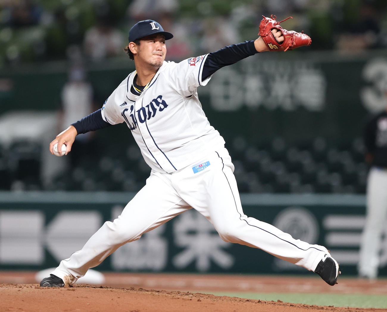 西武対ロッテ　西武先発の高橋光（2020年9月15日撮影）