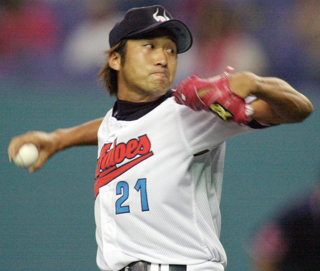 現役時代の盛田幸妃さん（00年6月14日撮影）