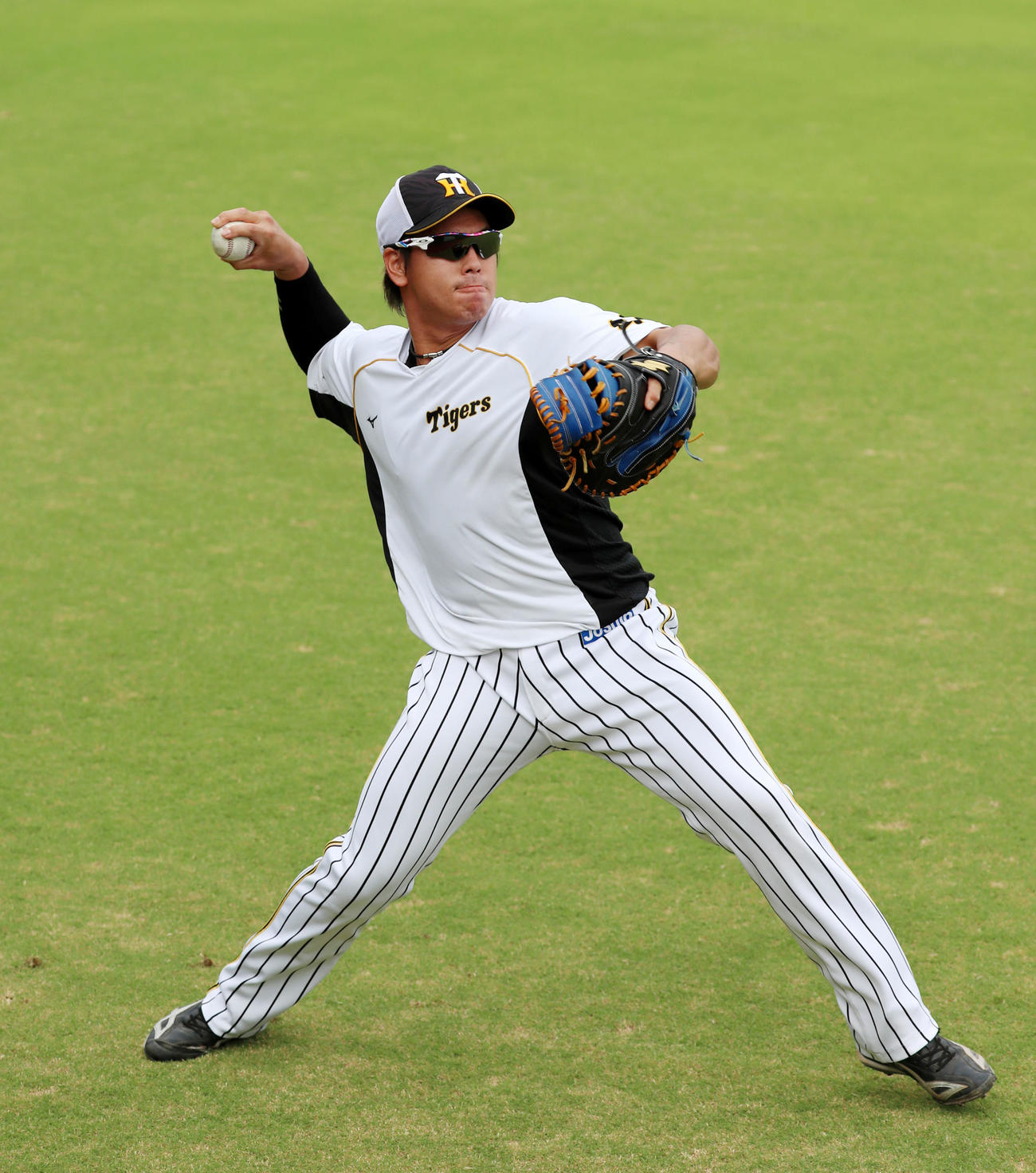 阪神梅野（9月24日撮影）