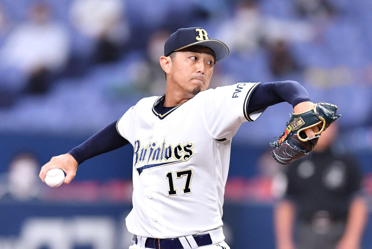 オリックス増井浩俊（2020年9月3日撮影）