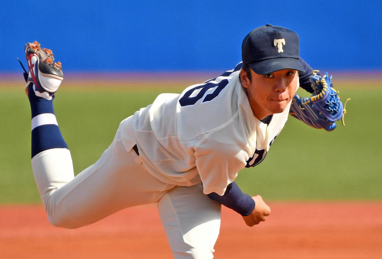 東洋大・村上頌樹（2020年9月22日撮影）