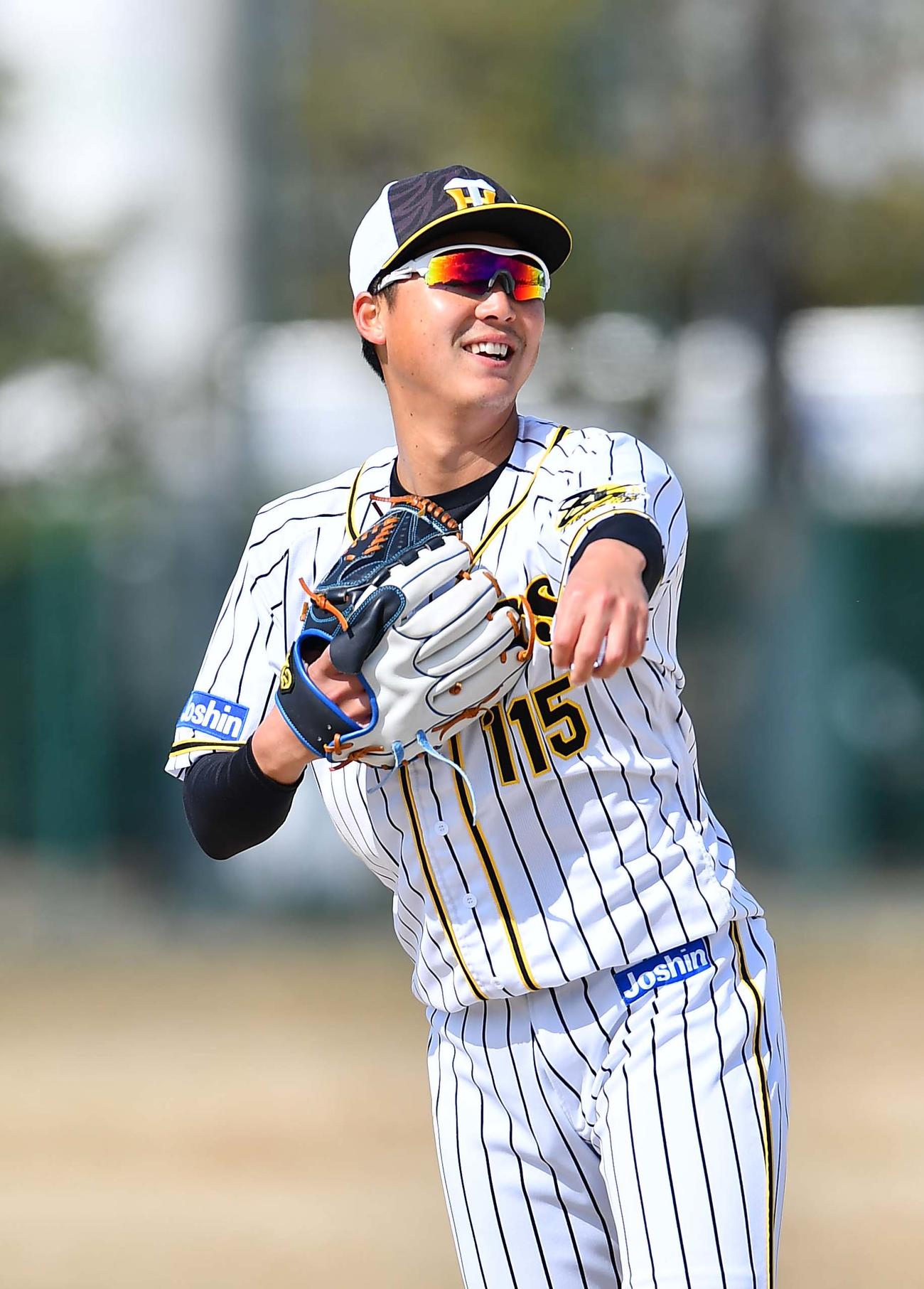 阪神横山雄哉（2020年3月24日撮影）