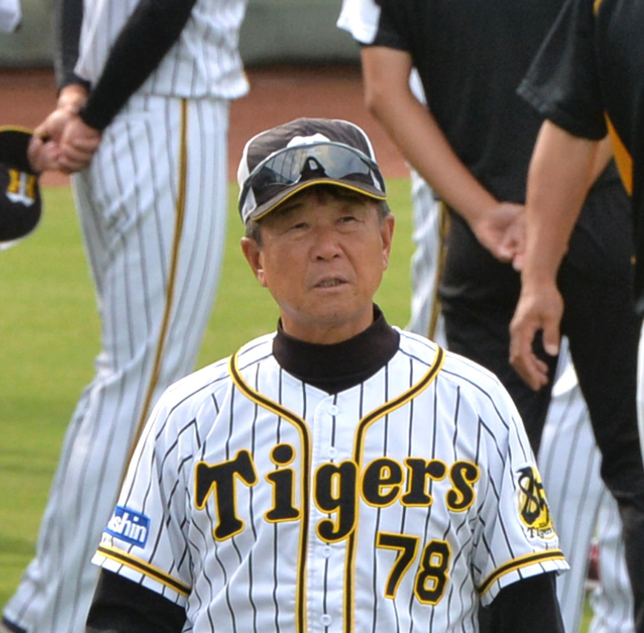 オリックスに敗れ厳しい表情の平田2軍監督（代表撮影）