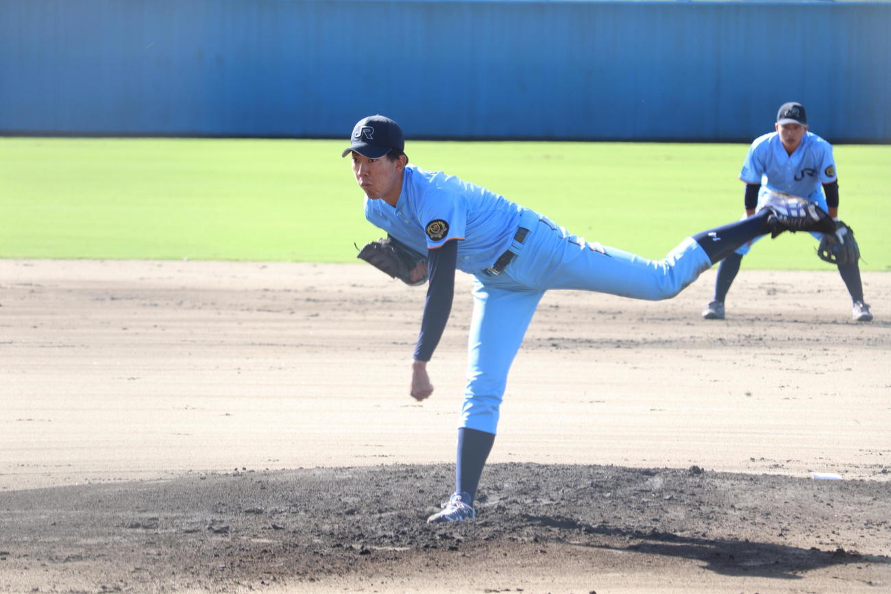 先発し4回途中3失点だったJR西日本・岡田