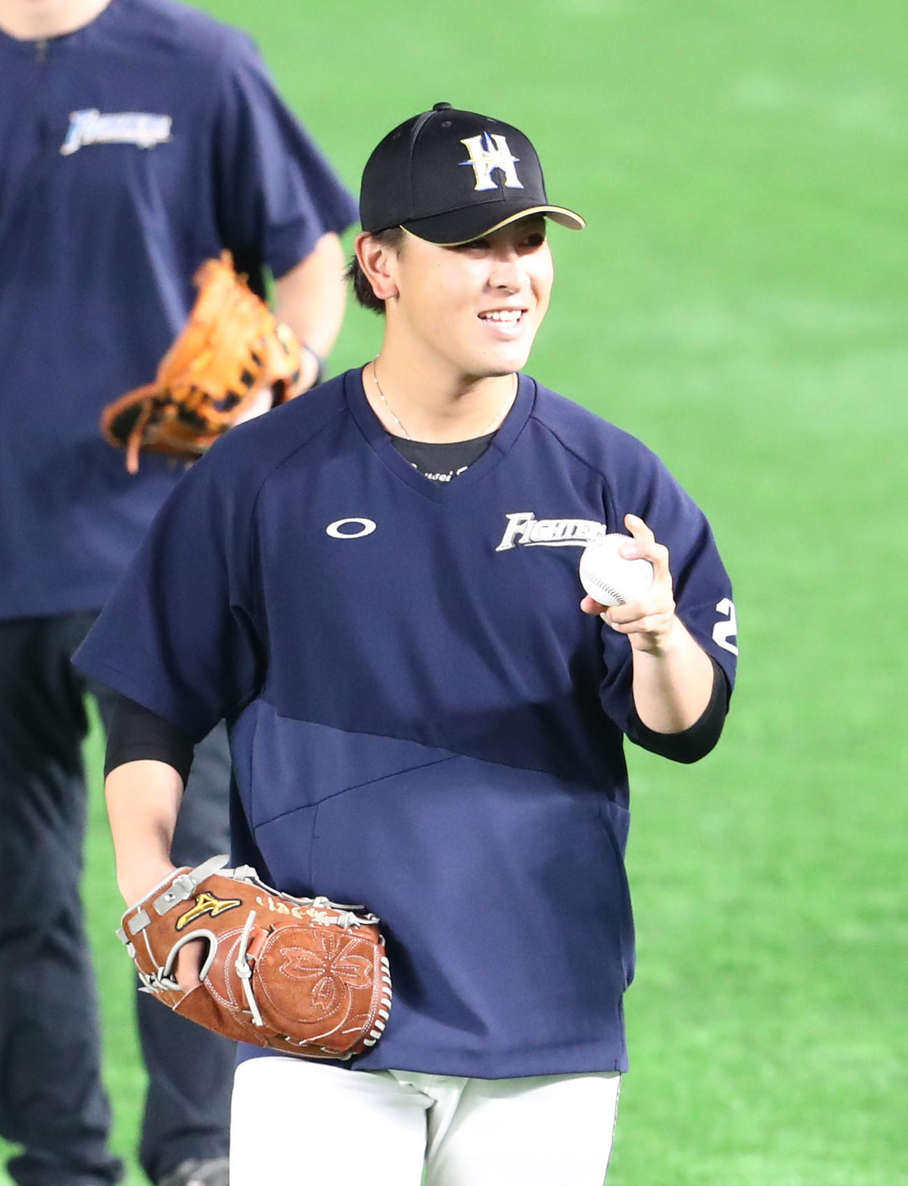 4日ソフトバンク戦で先発予定の河野竜生（撮影・梅根麻紀）