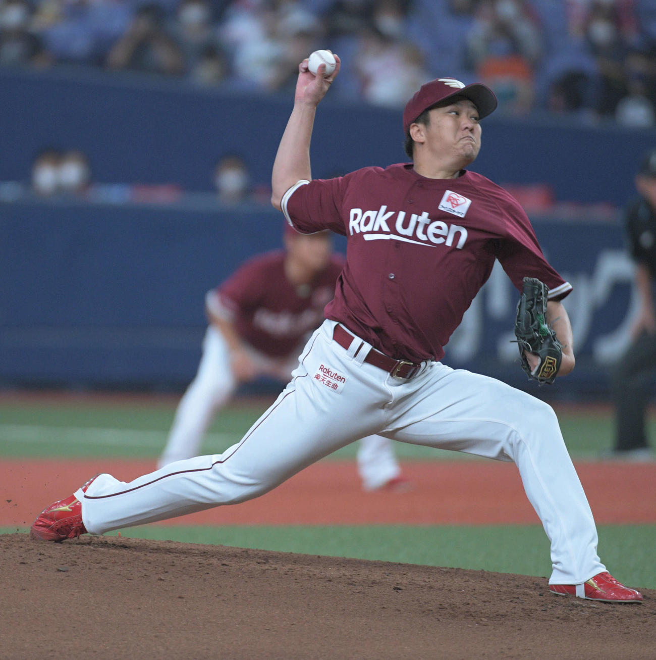 オリックス対楽天　楽天先発の石橋良太（撮影・渦原淳）
