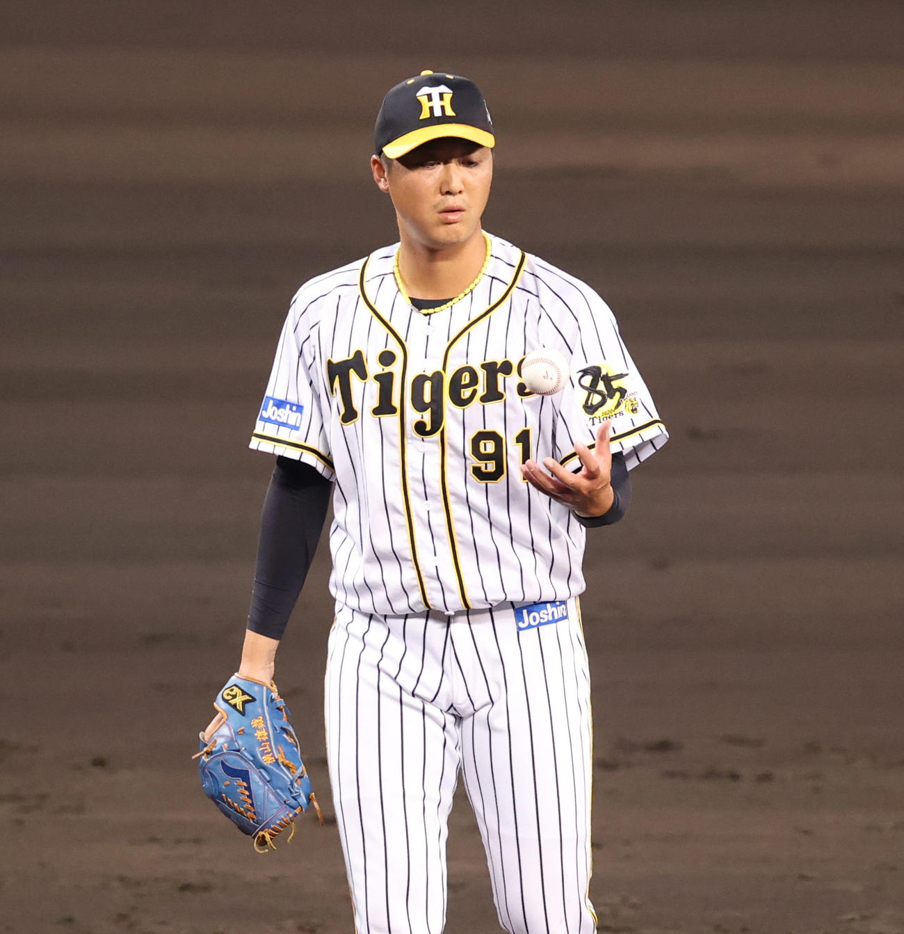 阪神対巨人　9回に登板も本塁打を浴び失点の横山雄哉（撮影・清水貴仁）