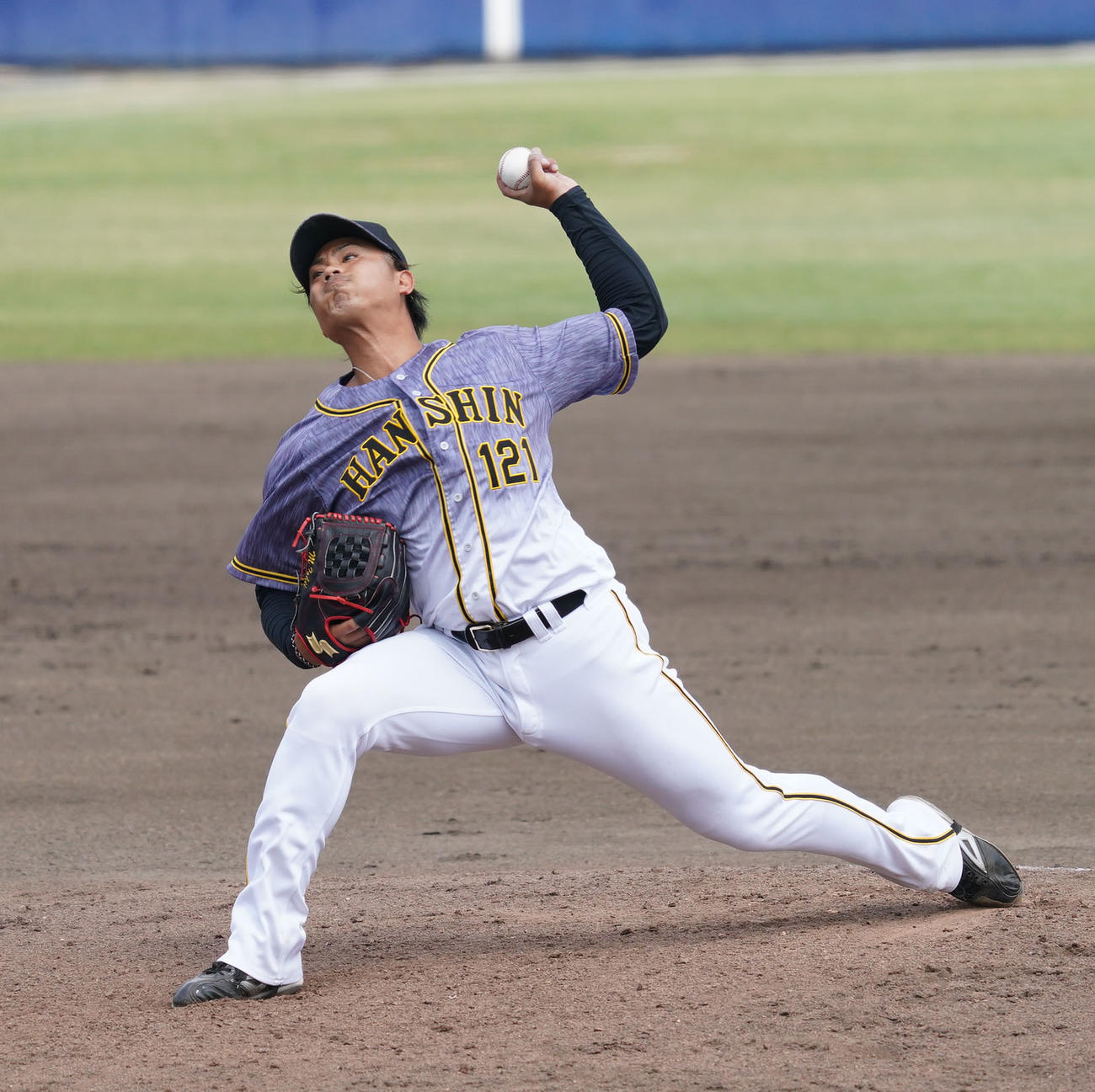 阪神石井将希（2020年6月9日撮影）