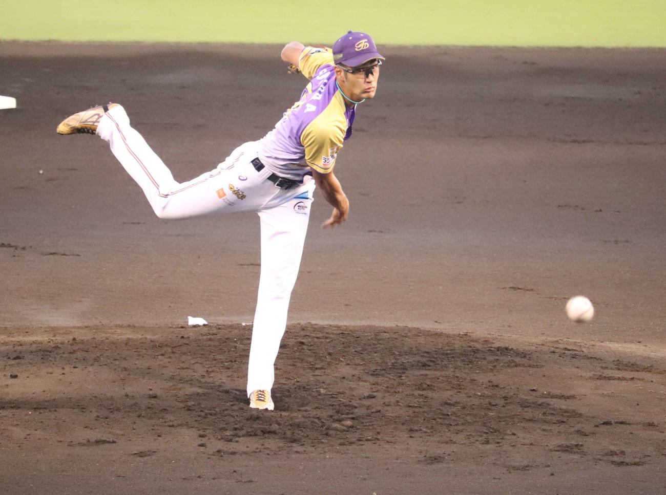 ルートインBCリーグ埼玉戦に先発した神奈川・杉浦（撮影・湯本勝大）