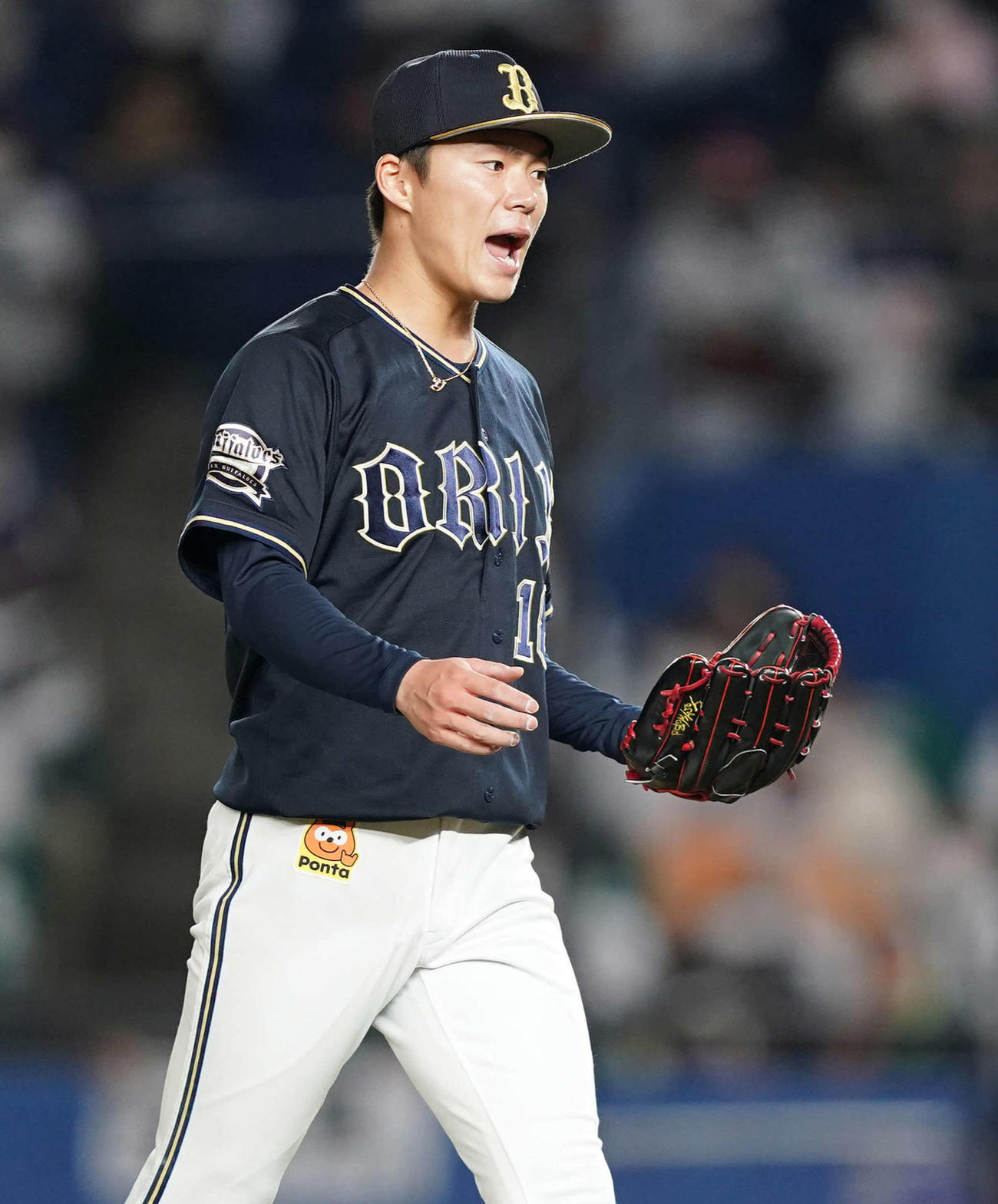 オリックス山本（20年10月6日撮影）