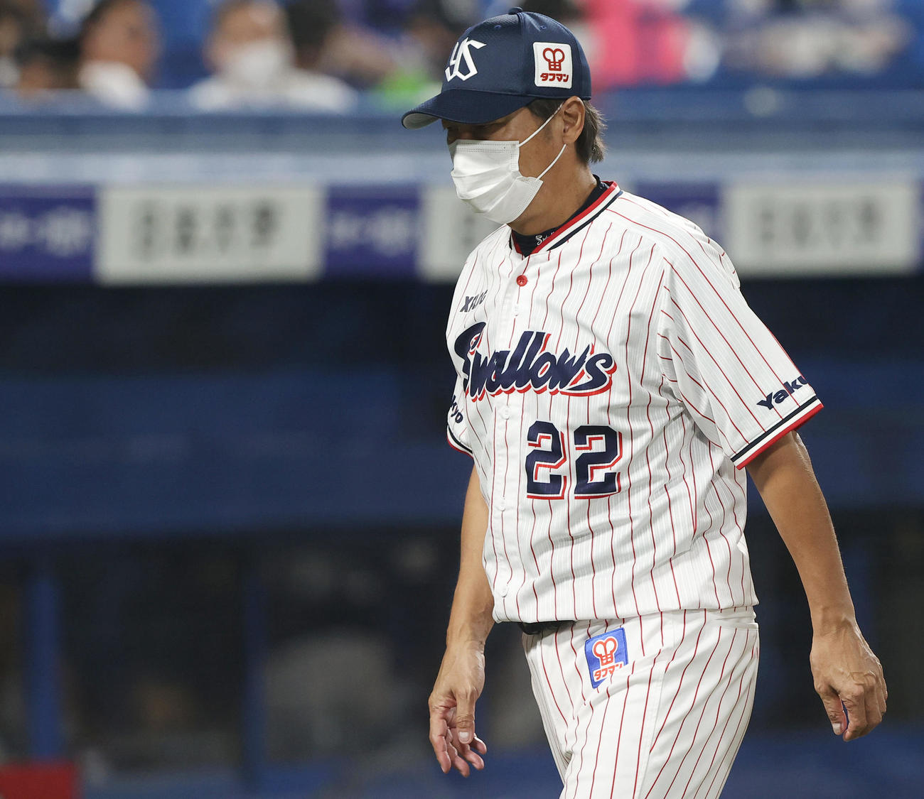 ヤクルト高津監督（2020年9月4日撮影）