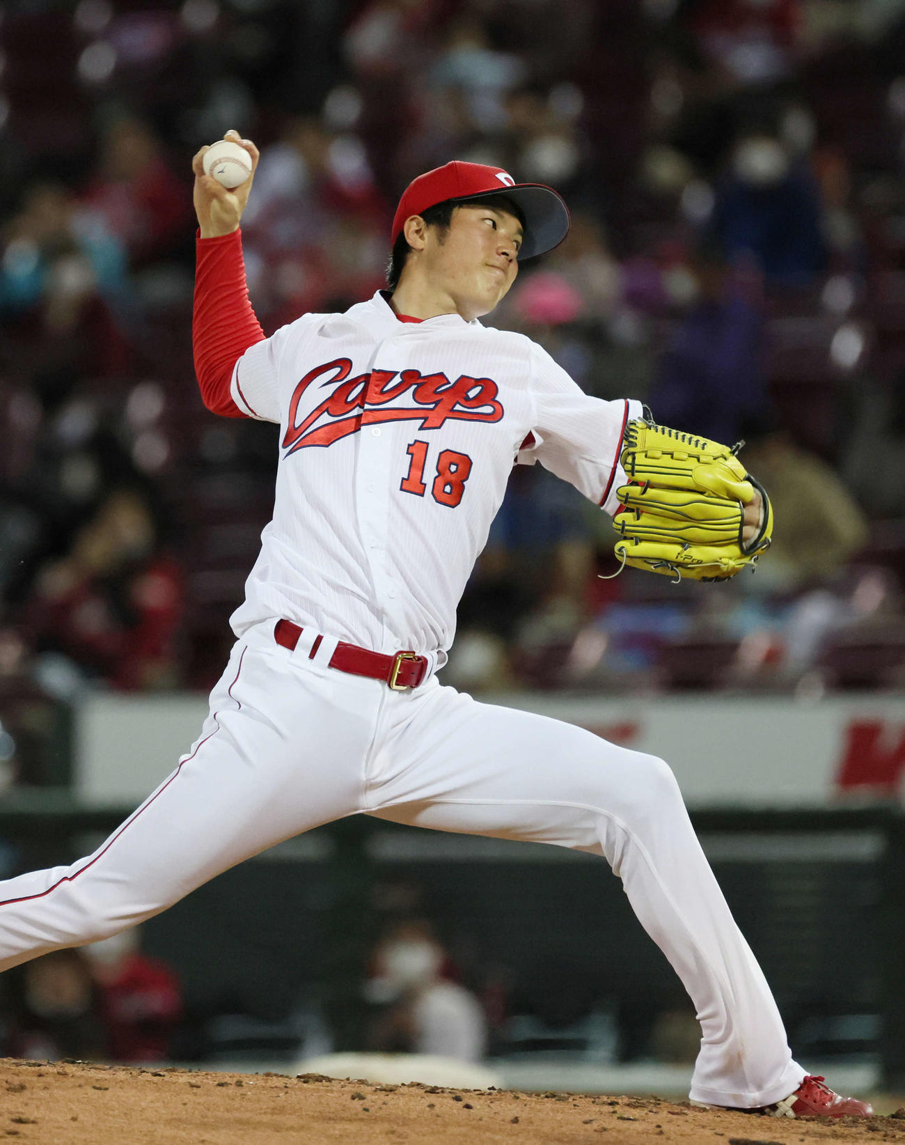 広島対ヤクルト　広島先発の森下暢仁（撮影・加藤孝規）