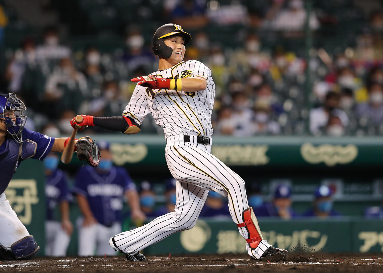 阪神木浪聖也（2020年8月26日撮影）
