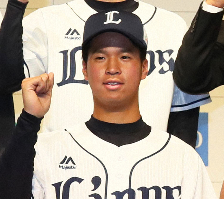西武松岡洸希（2019年12月12日撮影）