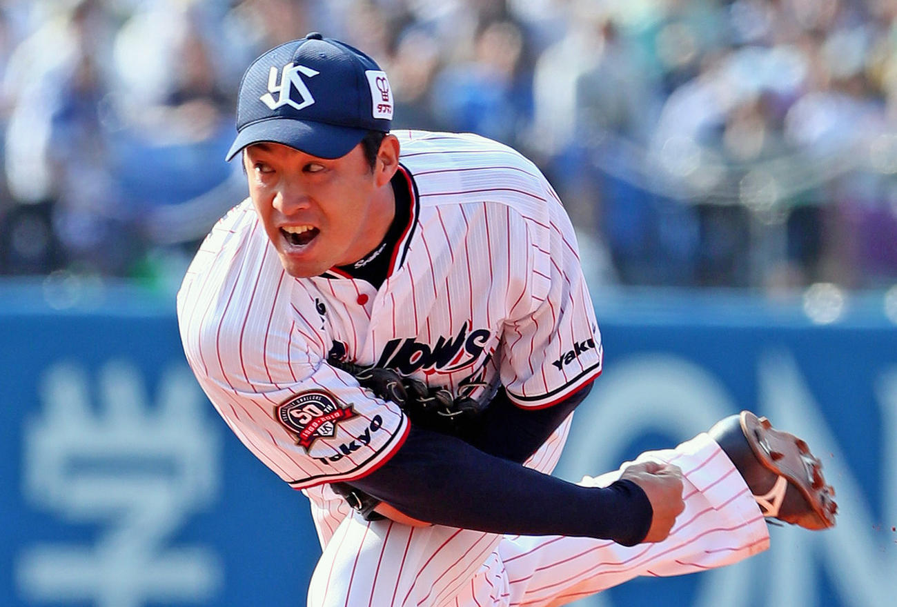 ヤクルト五十嵐亮太（2019年6月8日撮影）