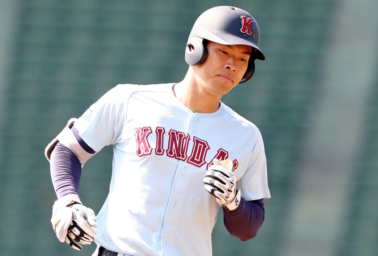 近大・佐藤輝明（2020年10月12日撮影）
