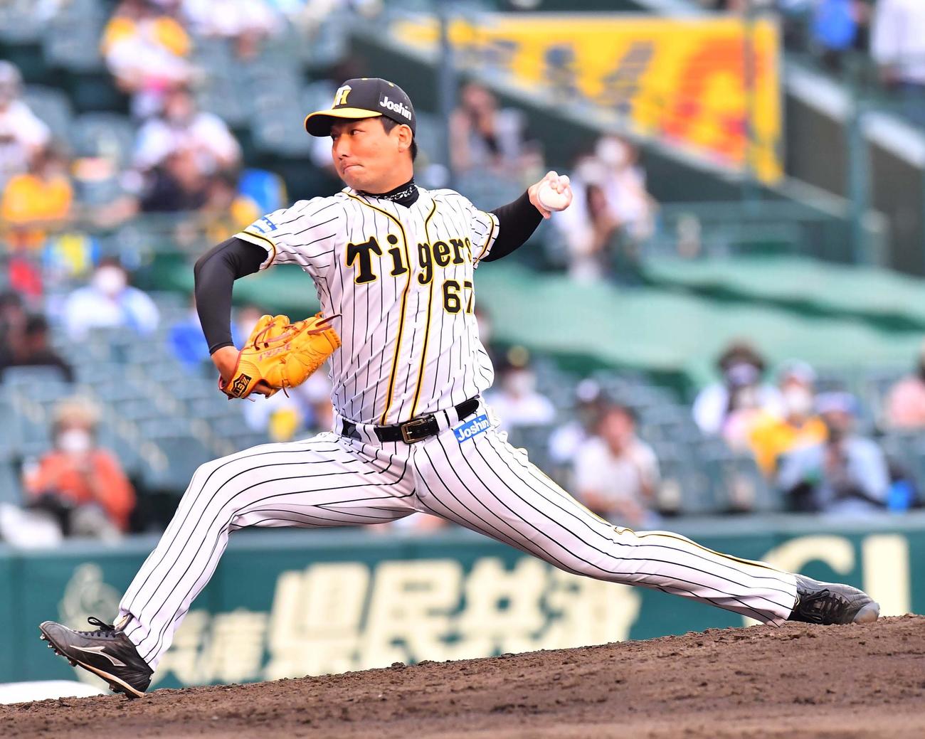 阪神岩崎優（2020年9月22日撮影）