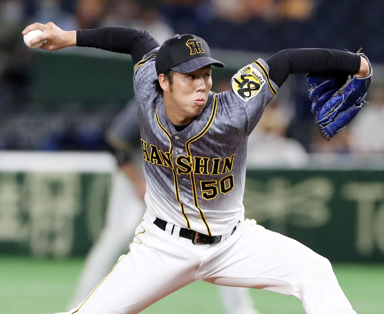 阪神青柳晃洋（2020年9月15日撮影）