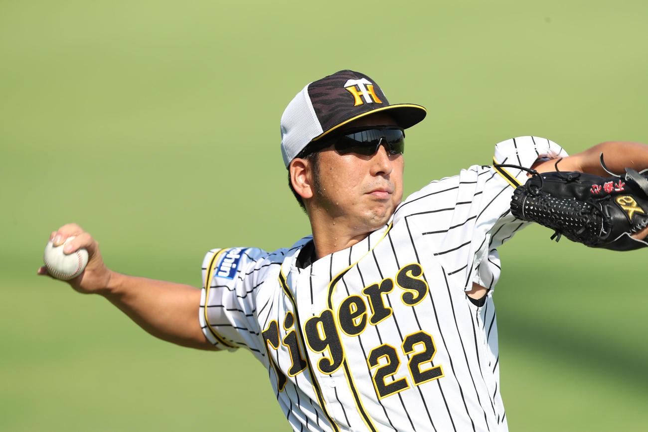 阪神藤川球児（2020年9月1日撮影）
