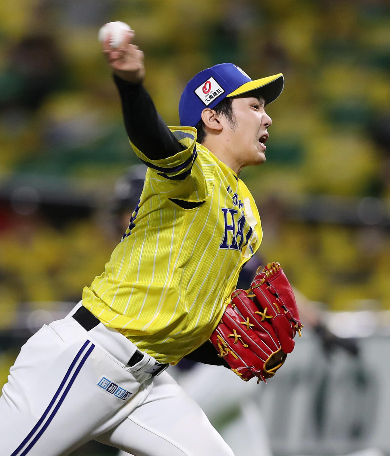 ソフトバンク石川柊太（2020年9月13日撮影）