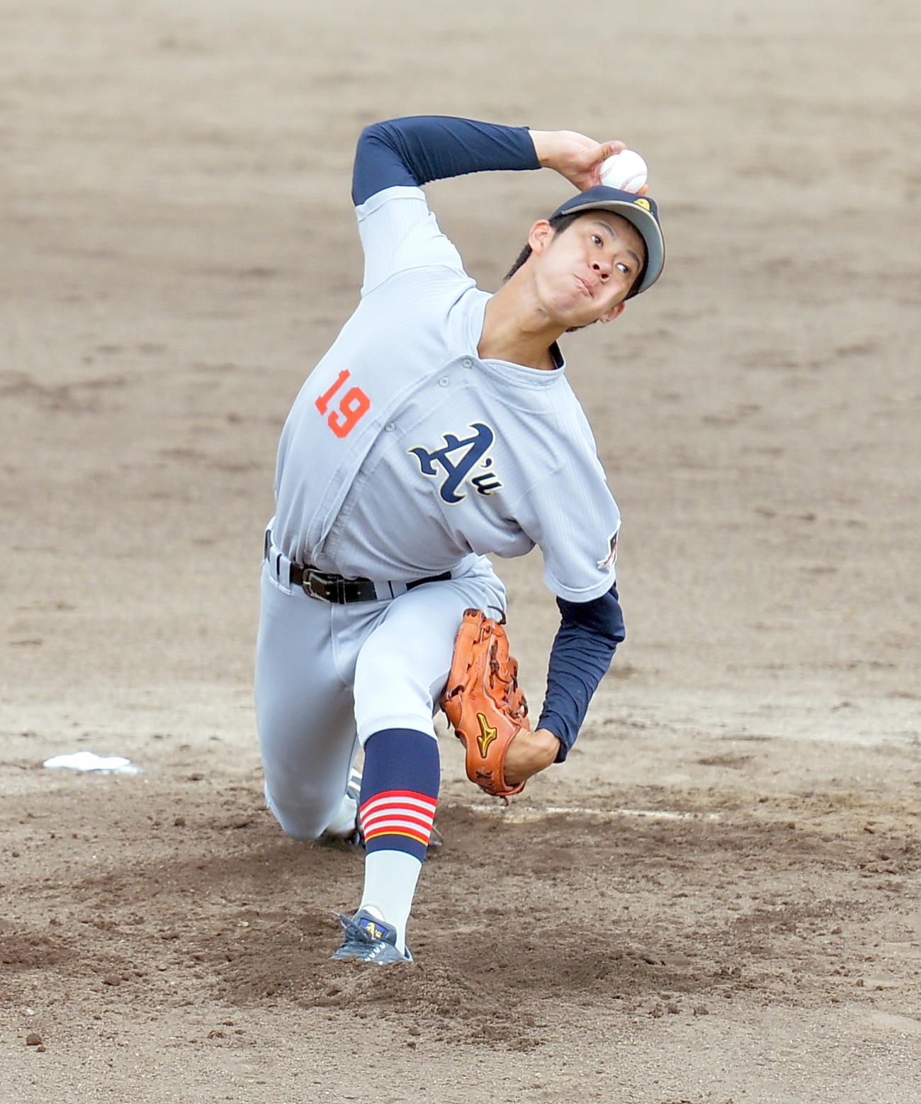 青森大・遠藤暉世己投手（2020年9月12日撮影）