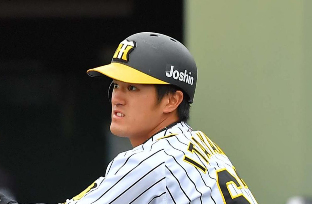 阪神板山祐太郎（19年4月撮影）