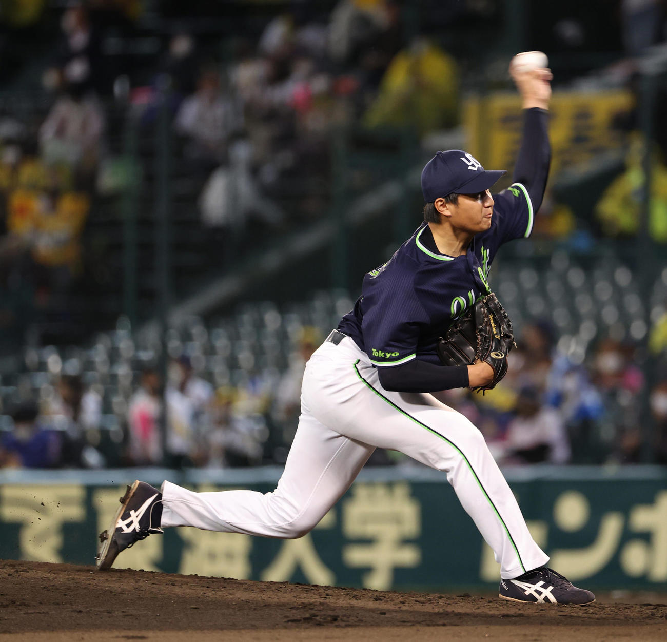 阪神対ヤクルト　7回に登板する寺島成輝（撮影・清水貴仁）