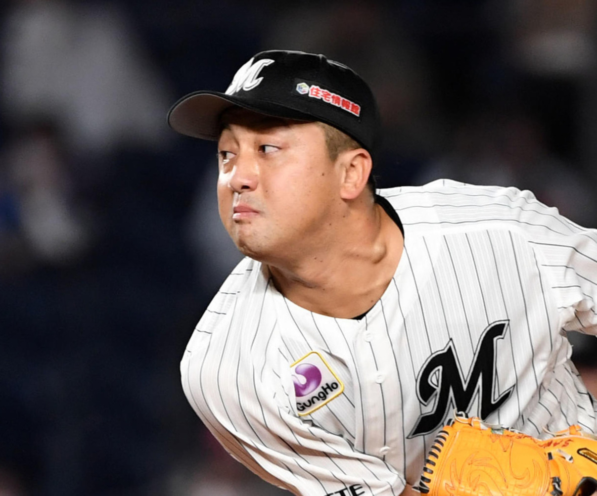 ロッテ沢村拓一（2020年9月25日撮影）