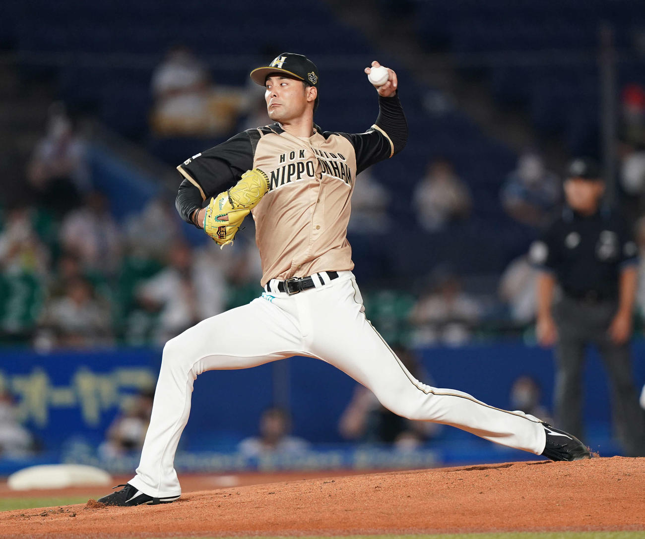 日本ハム上原健太（2020年9月10日撮影）