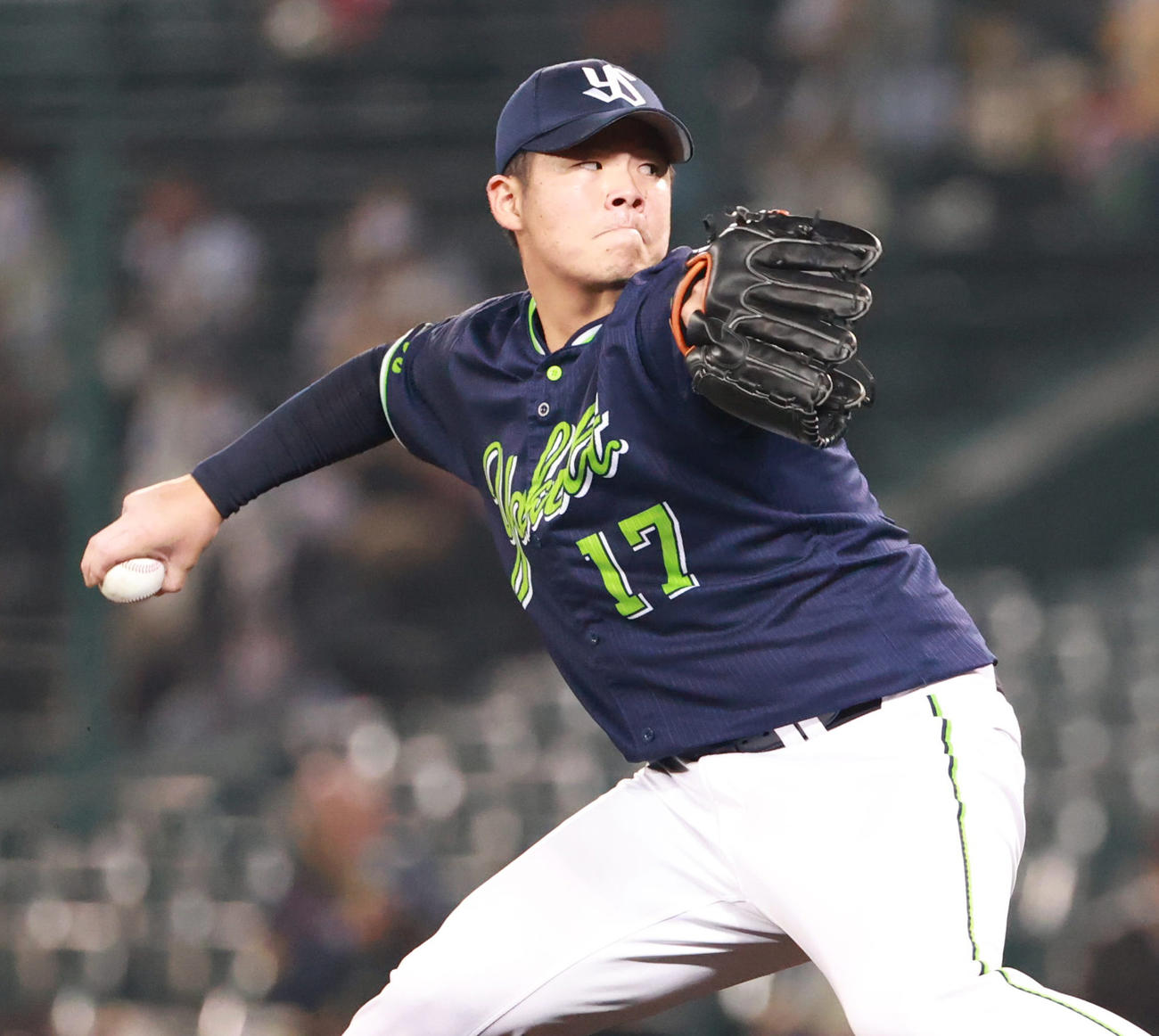 阪神対ヤクルト　8回に登板する清水昇（撮影・清水貴仁）