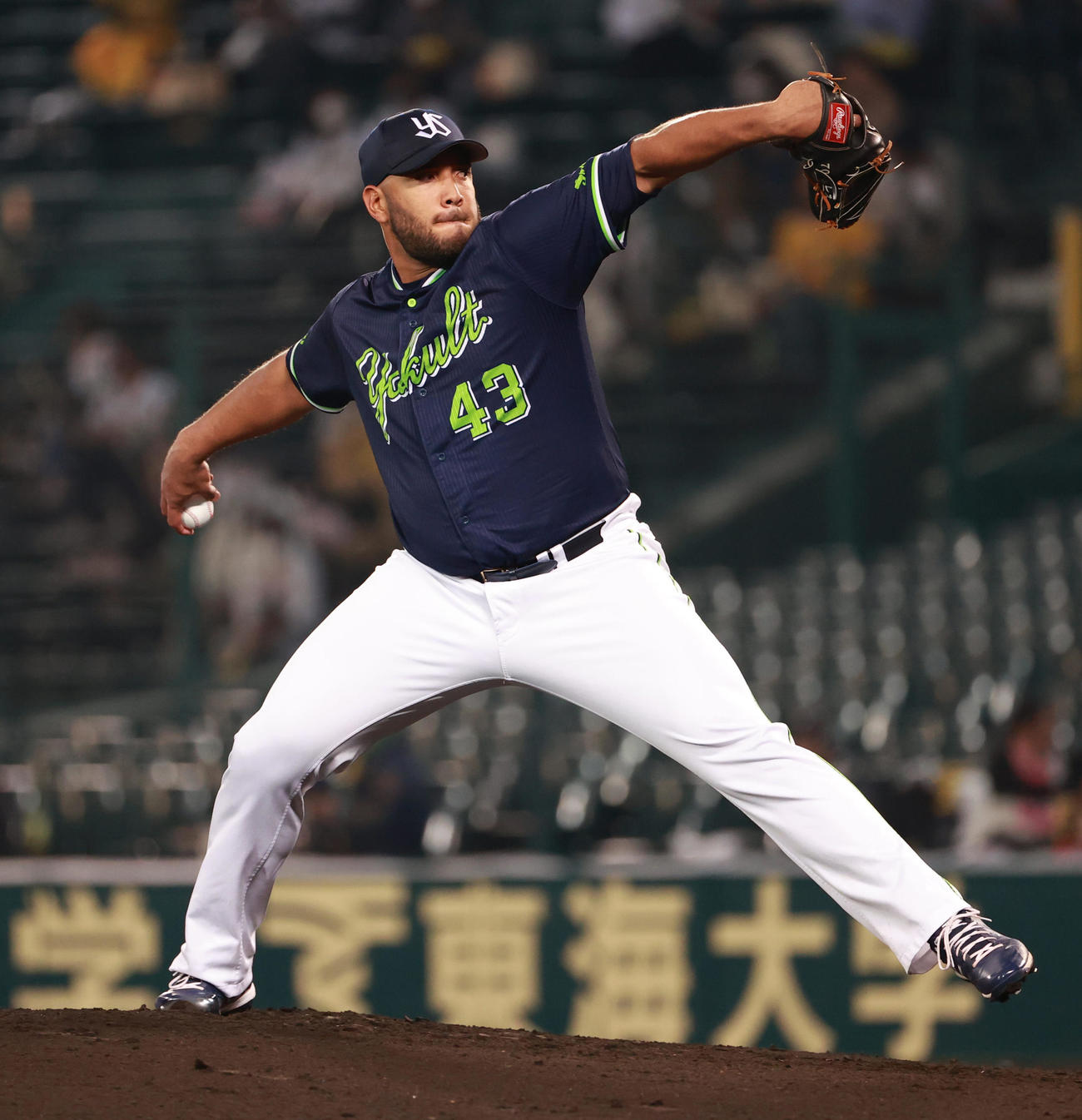 阪神対ヤクルト　ヤクルト先発スアレス（撮影・清水貴仁）