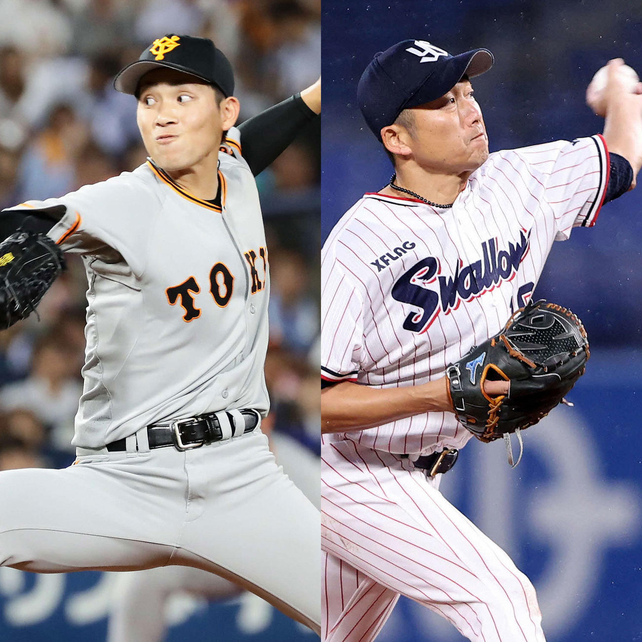 巨人高橋とヤクルト石川
