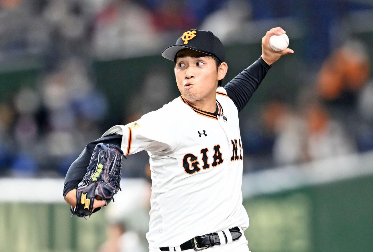 巨人高橋優貴（2020年10月14日撮影）