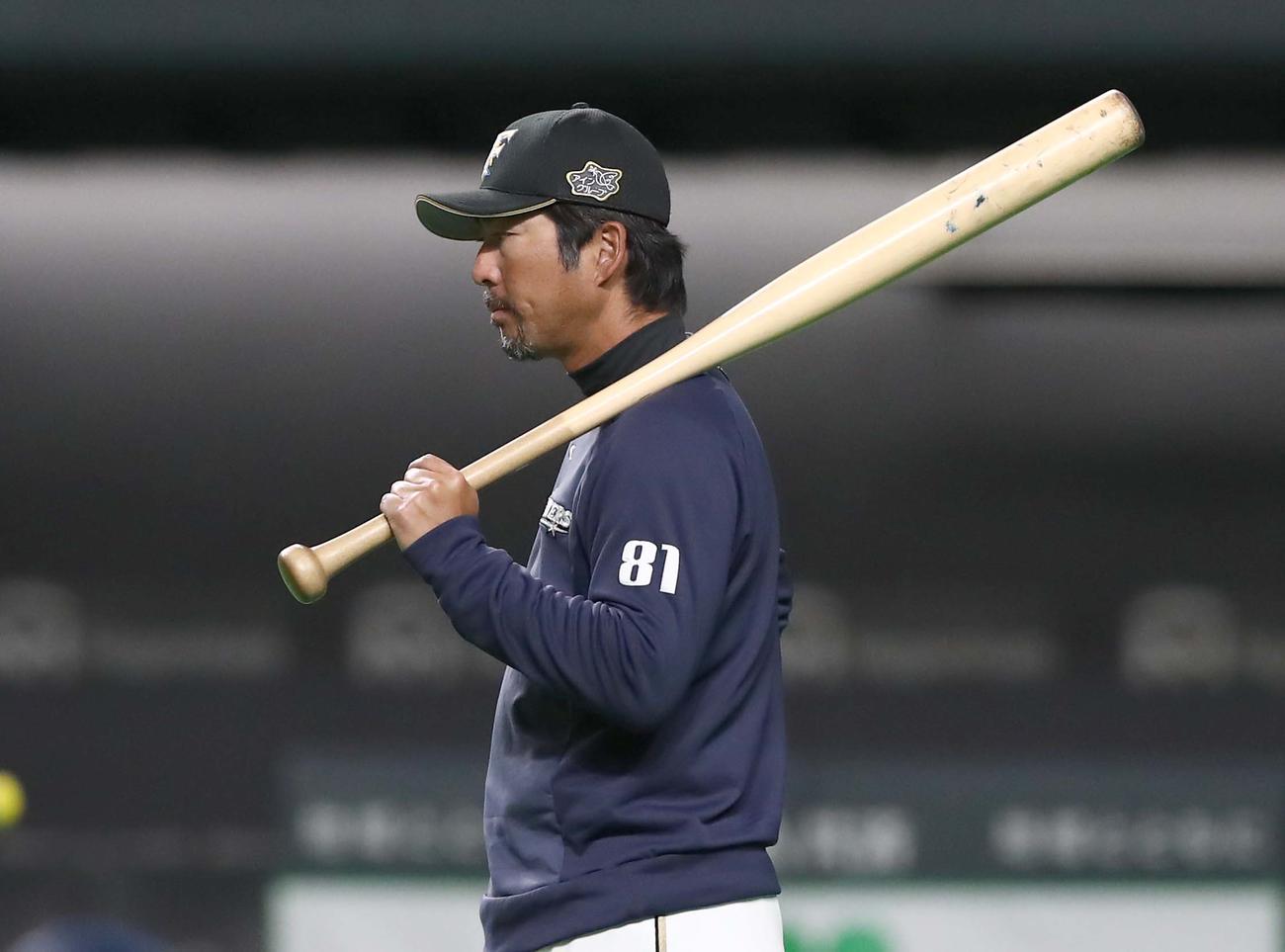 日本ハム小笠原道大ヘッドコーチ（2020年3月13日撮影）