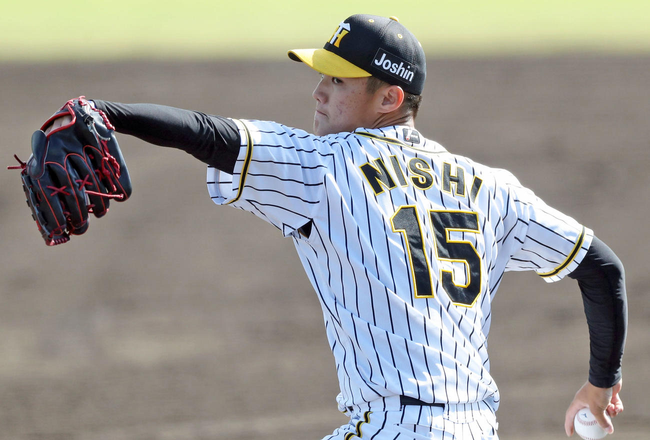 阪神西純矢（2020年10月18日撮影）