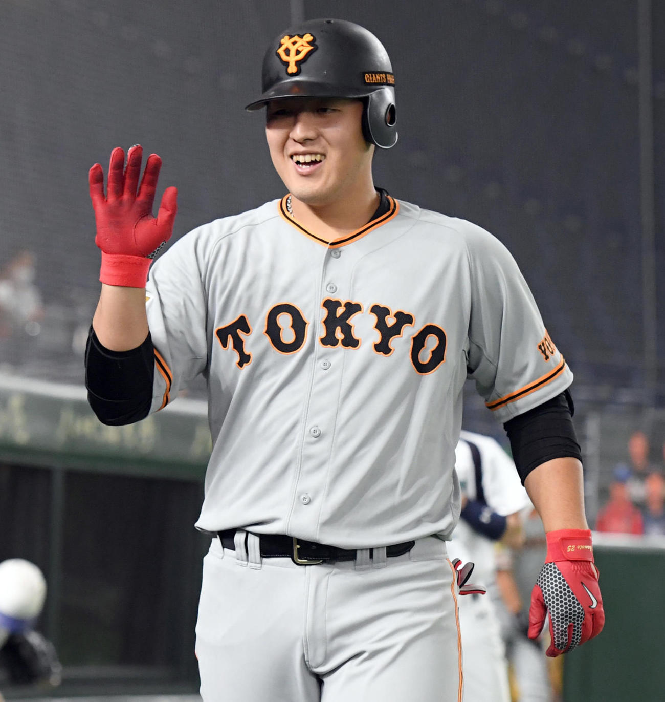 巨人岡本和真（2020年6月13日撮影）
